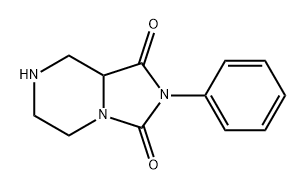 2-苯基四氢咪唑并[1,5-A]吡嗪-1,3(2H,5H)-二酮 结构式