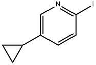 5-环丙基-2-碘吡啶 结构式
