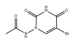 Acetamide, N-(5-bromo-3,4-dihydro-2,4-dioxo-1(2H)-pyrimidinyl)- 结构式