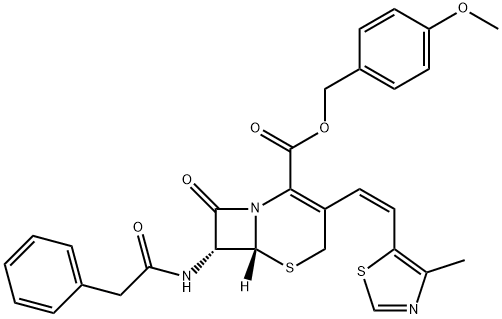 头孢妥仑酯的中间体 结构式