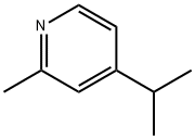 4-异丙基-2-甲基吡啶 结构式