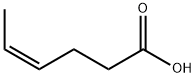 4-Hexenoic acid, (4Z)- 结构式