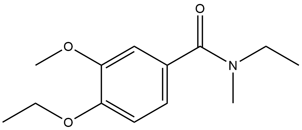 4-Ethoxy-N-ethyl-3-methoxy-N-methylbenzamide 结构式