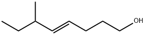 4-Octen-1-ol, 6-methyl-, (4E)- 结构式
