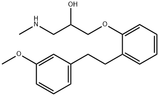 2-Propanol, 1-[2-[2-(3-methoxyphenyl)ethyl]phenoxy]-3-(methylamino)-