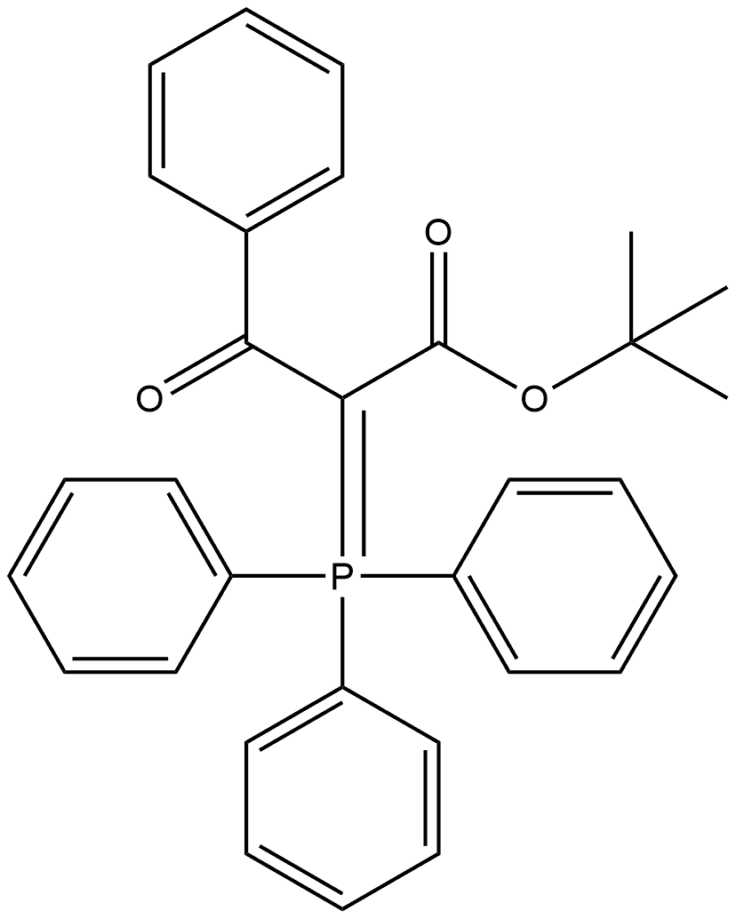 Benzenepropanoic acid, β-oxo-α-(triphenylphosphoranylidene)-, 1,1-dimethylethyl ester 结构式