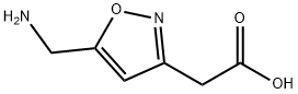 3-Isoxazoleaceticacid,5-(aminomethyl)-(9CI) 结构式