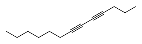 4,6-Tridecadiyne 结构式