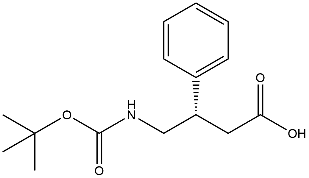 Benzenepropanoic acid, β-[[[(1,1-dimethylethoxy)carbonyl]amino]methyl]-, (S)- (9CI) 结构式