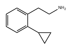 BENZENEETHANAMINE, 2-CYCLOPROPYL- 结构式