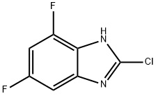 2-氯-4,6-二氟-1H-1,3-苯并二唑 结构式