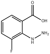 3-氟-2-肼基苯甲酸 结构式