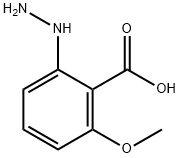 2-Hydrazinyl-6-methoxybenzoic acid 结构式