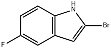 2-溴-5-氟-1H吲哚 结构式