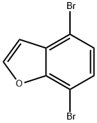 4,7-二溴苯并呋喃 结构式