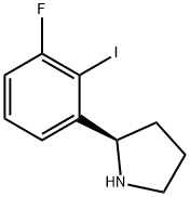 2-(3-fluoro-2-iodophenyl)pyrrolidine 结构式