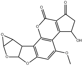 AFLATOXINQ18,9-OXIDE 结构式