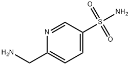 6-(氨基甲基)吡啶-3-磺酰胺 结构式