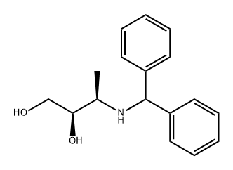 1,2-Butanediol, 3-[(diphenylmethyl)amino]-, (2R,3R)- 结构式