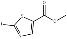 2-碘噻唑-5-羧酸甲酯 结构式