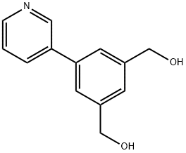 1,3-Benzenedimethanol, 5-(3-pyridinyl)- 结构式