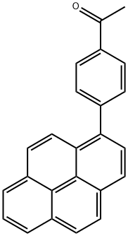 1-(4-乙酰基苯基)芘 结构式