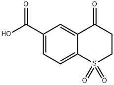 1,1,4-TRIOXO-2H,3H-BENZO[E]THIIN-6-CARBOXYLIC ACID 结构式