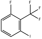 1-氟-3-碘-2-(三氟甲基)苯 结构式