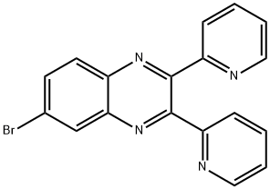 6-bromo-2,3-di(pyridin-2-yl)quinoxaline 结构式