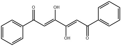 2,4-Hexadiene-1,6-dione, 3,4-dihydroxy-1,6-diphenyl-, (2Z,4Z)- 结构式