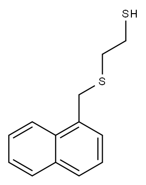 Ethanethiol, 2-[(1-naphthalenylmethyl)thio]- 结构式