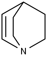 1-Azabicyclo[2.2.2]oct-2-ene 结构式