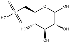 D-Glucopyranose, 6-deoxy-6-sulfo- 结构式
