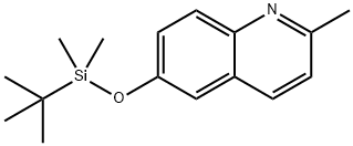 Quinoline, 6-[[(1,1-dimethylethyl)dimethylsilyl]oxy]-2-methyl- 结构式