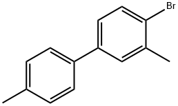 4-溴-3,4'-二甲基-1,1'-联苯 结构式