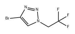 4-溴-1-(2,2,2-三氟乙基)-1H-1,2,3-三唑 结构式