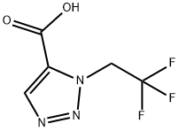 1-(2,2,2-三氟乙基)-1H-1,2,3-三唑-5-甲酸 结构式
