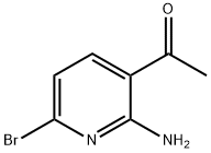 1-(2-Amino-6-bromopyridin-3-YL)ethanone 结构式