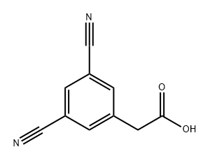 3,5-二氰基苯甲酸 结构式