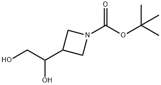 tert-butyl
3-(1,2-dihydroxyethyl)azetidine-1-carboxylate 结构式