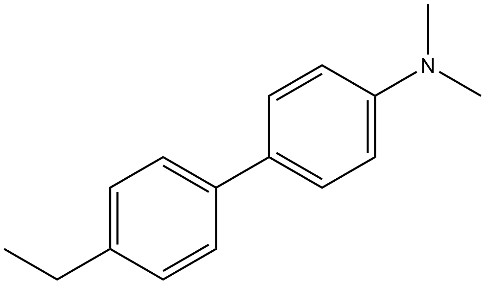 4'-Ethyl-N,N-dimethyl[1,1'-biphenyl]-4-amine 结构式