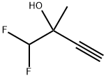 1,1-二氟-2-甲基丁-3-炔-2-醇 结构式