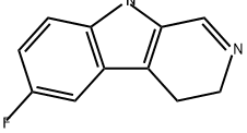 3H-Pyrido[3,4-b]indole, 6-fluoro-4,9-dihydro- 结构式