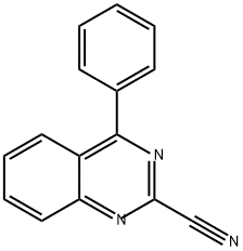 2-Quinazolinecarbonitrile, 4-phenyl- 结构式