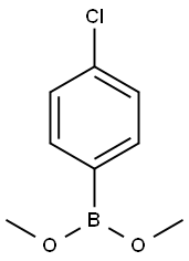 Boronic acid, B-(4-chlorophenyl)-, dimethyl ester 结构式