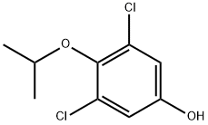 3,5-二氯-4-异丙氧基苯酚 结构式