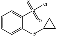 2-环丙氧基苯-1-磺酰氯 结构式