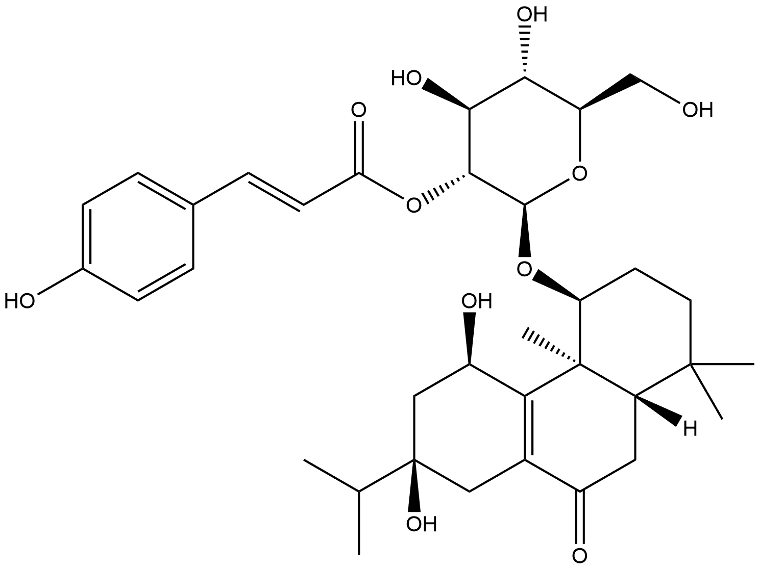 内折香茶菜苷B 结构式
