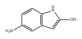 5-氨基-1H-吲哚-2-醇 结构式