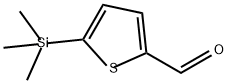 5-(三甲硅基)噻吩-2-甲醛 结构式